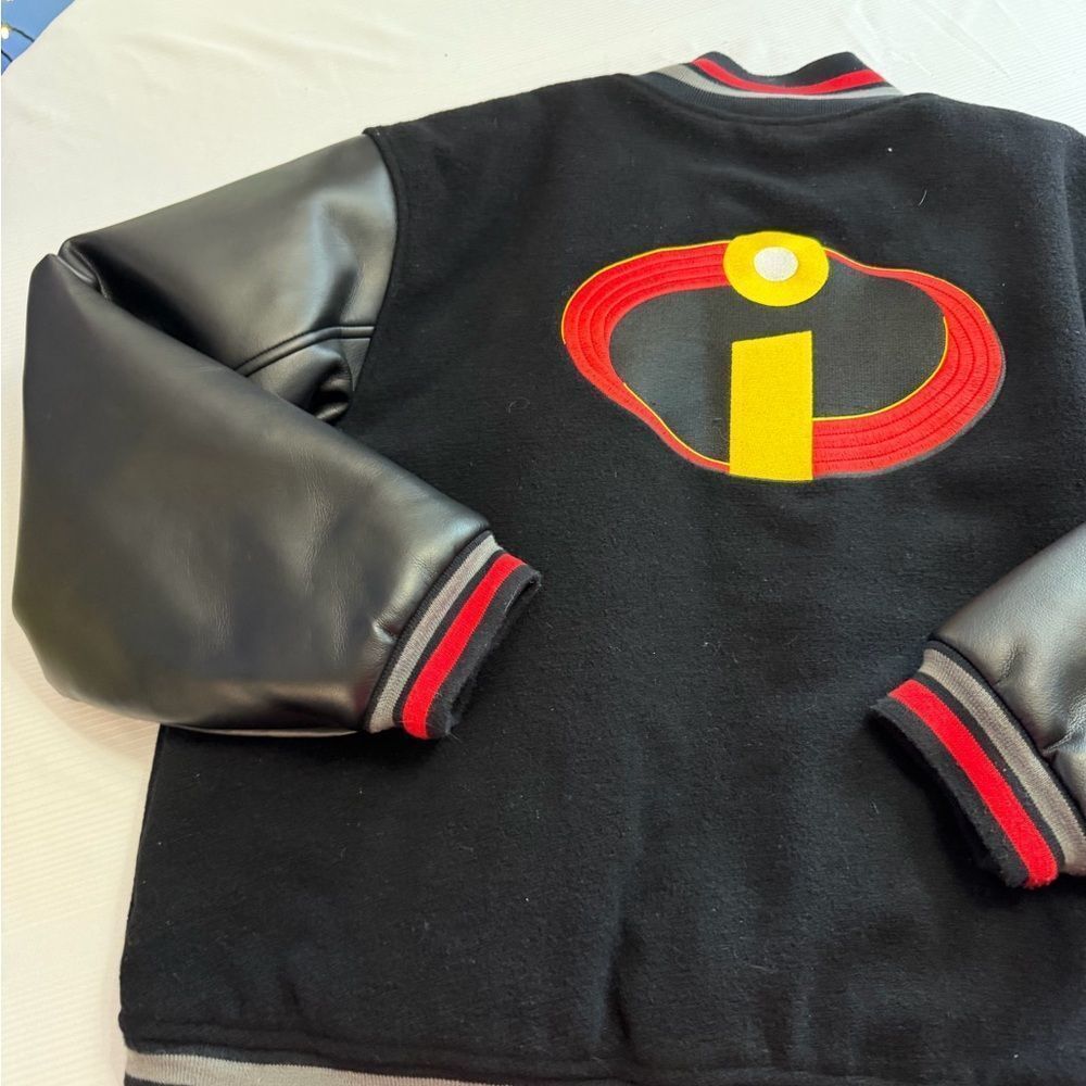 Vtg Disney Store Pixar The Incredibles Letterman Varsity Style Jacket Mens Sz XL - Picture 12 of 14